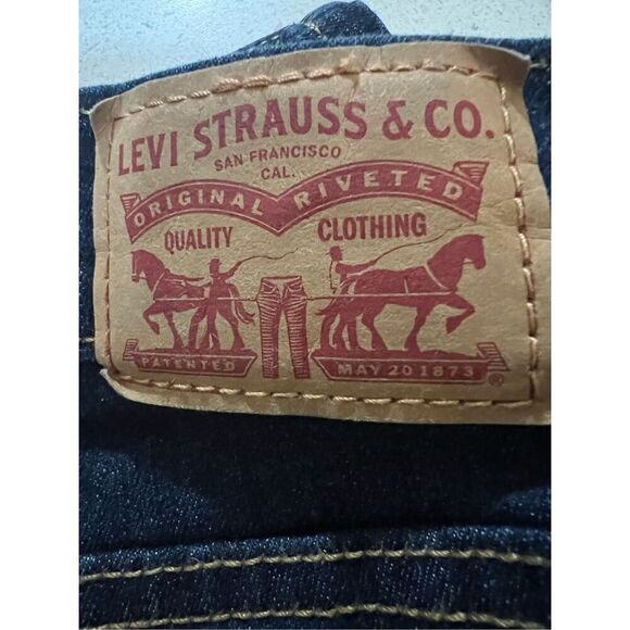 Levi’s 701 High Rise Super Skinny Dark Wash Women’s Jeans 31x30 Perfect! - Picture 8 of 10